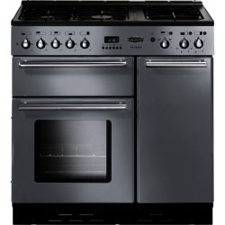 Rangemaster Toledo 90 Natural Gas  with FSD - 73560 Range Cooker in Silver